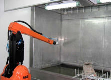 增加产量自动机器人喷涂设备